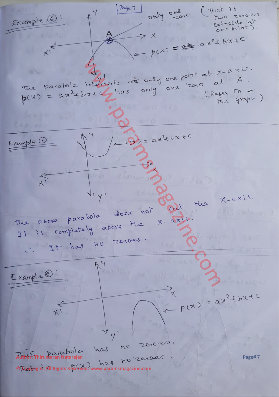 Class-10 - Polynomials - Notes - Page-7