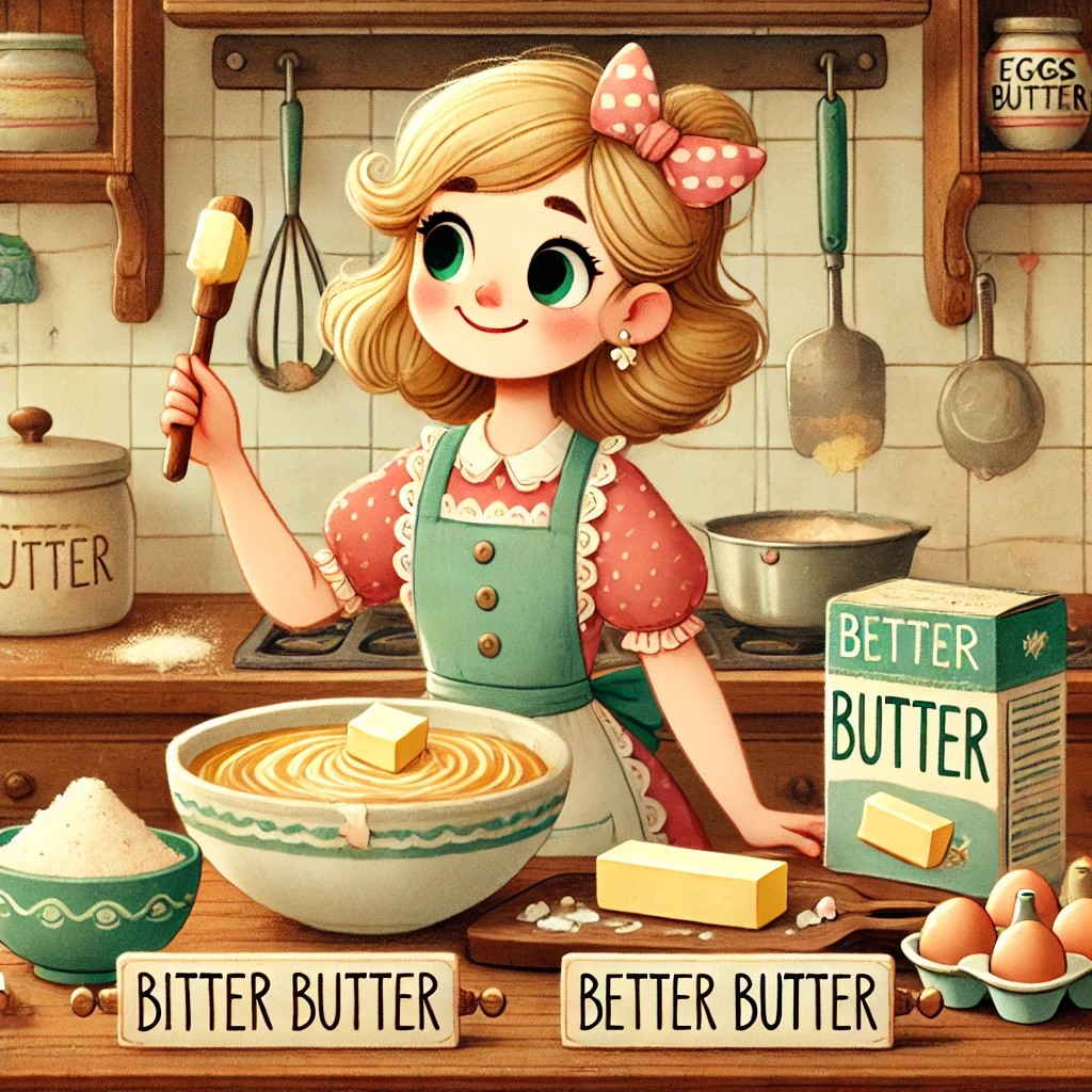The Butter Betty Bought - Rhyme - Tongue Twister! | Param's Magazine